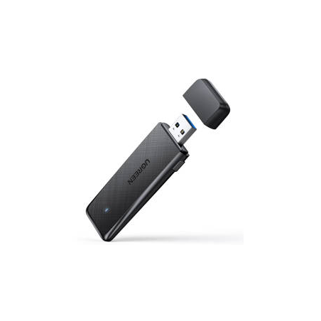 ADAPTOR RETEA Ugreen, "CM492" extern wireless dual band 2.4 / 5 GHz, USB 3.0, port, 1300 Mbps "50340" (timbru verde 0.18 lei)  -