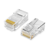 MUFA RJ-45 Ugreen, "NW110"  pt. cablu UTP, Cat5e, RJ-45 (T), plastic, 100 buc, "50246" - 6957303852468