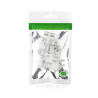 MUFA RJ-45 Ugreen, "NW110"  pt. cablu UTP, Cat5e, RJ-45 (T), plastic, 100 buc, "50246" - 6957303852468