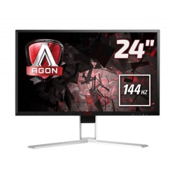 MONITOR AOC 23.8" gaming, TN, WQHD (2560 x 1440), Wide, 350 cd/mp, 1 ms, VGA, DVI, HDMI x 2, DisplayPort, "AG241QX" (timbru verd