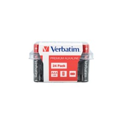 BATERIE VERBATIM  AAA (R3), 1.5V alcalina, 24 buc., "49504" (timbru verde 0.48 lei)