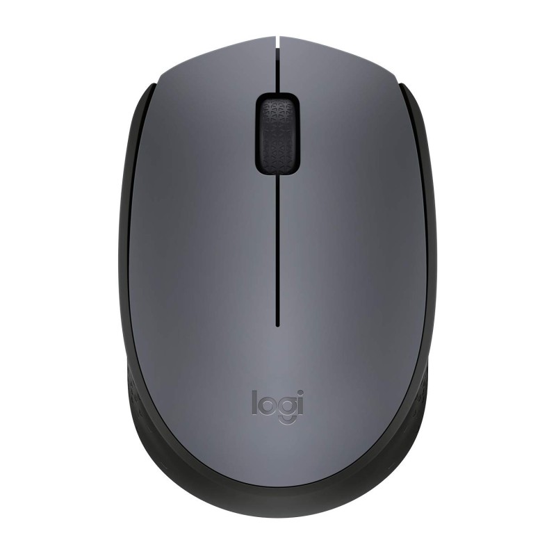 MOUSE LOGITECH, "M170", PC sau NB, wireless, 2.4GHz, optic, 1000 dpi, butoane/scroll 3/1, , gri, "910-004642" (timbru verde 0.18