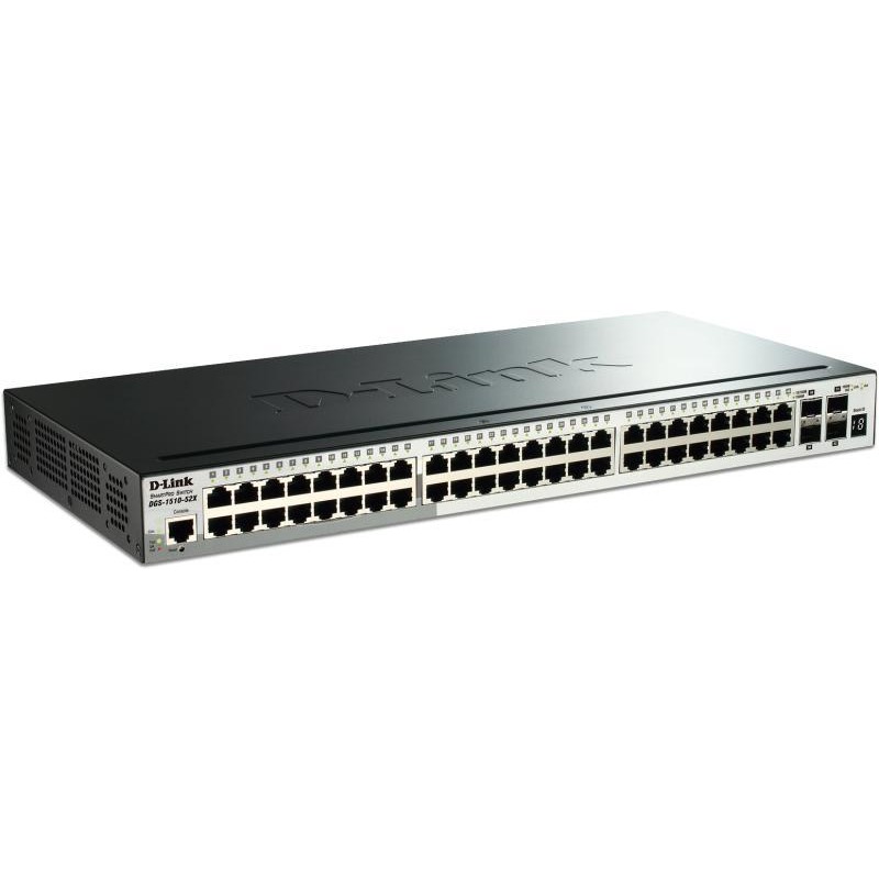 52-Port Gigabit Stackable Smart Managed Switch including 4 10G SFP+- 48 x 10/100/1000Mbps Auto-Negotiating Ports- 4 x 10G SFP+ "