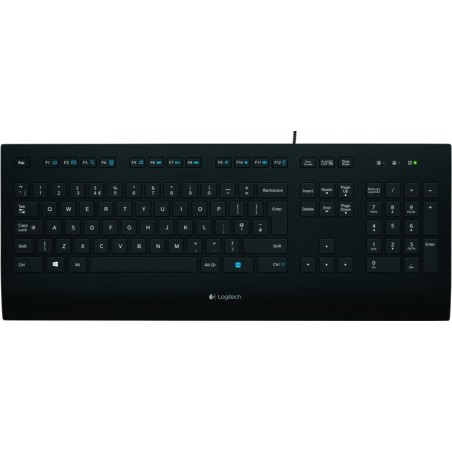 TASTATURA LOGITECH USB, black, "K280E" "920-005217" (timbru verde 0.8 lei)