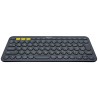 TASTATURA LOGITECH bluetooth, mini, intrebuintare multipla, dark grey, "K380" "920-007582" (timbru verde 0.8 lei)