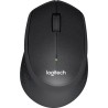 MOUSE LOGITECH, "M330 Silent", PC sau NB, wireless, 2.4GHz, optic, 1000 dpi, butoane/scroll 3/1, , negru, "910-004909" (timbru v