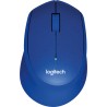 MOUSE LOGITECH, "M330 Silent", PC sau NB, wireless, 2.4GHz, optic, 1000 dpi, butoane/scroll 3/1, , albastru, "910-004910" (timbr