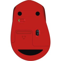 MOUSE LOGITECH, "M330 Silent", PC sau NB, wireless, 2.4GHz, optic, 1000 dpi, butoane/scroll 3/1, , rosu, "910-004911" (timbru ve