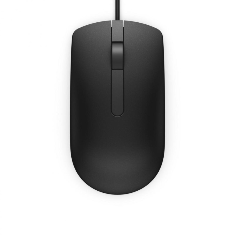 MOUSE DELL, PC sau NB, cu fir, USB, optic, 1000 dpi, butoane/scroll 3/1, , negru, "570-AAIS" (timbru verde 0.18 lei)