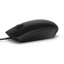 MOUSE DELL, PC sau NB, cu fir, USB, optic, 1000 dpi, butoane/scroll 3/1, , negru, "570-AAIS" (timbru verde 0.18 lei)