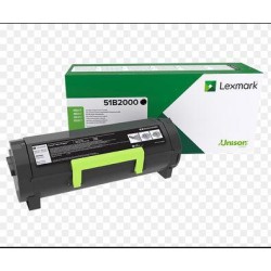 Toner Original Lexmark Black, 51B2000, pentru MS317|MS417|MS517|MS617|MX317|MX417|MX517|MX617, 2.5K, (timbru verde 1.2 lei) , "5