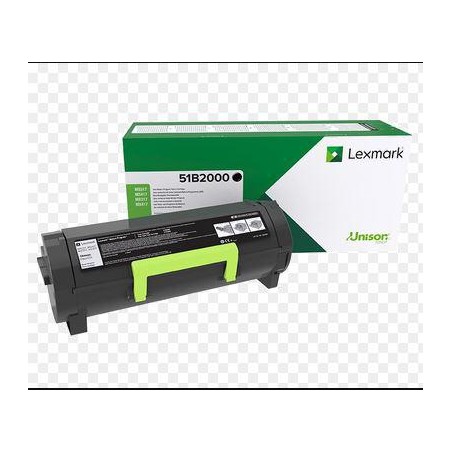 Toner Original Lexmark Black, 51B2000, pentru MS317|MS417|MS517|MS617|MX317|MX417|MX517|MX617, 2.5K, (timbru verde 1.2 lei) , "5