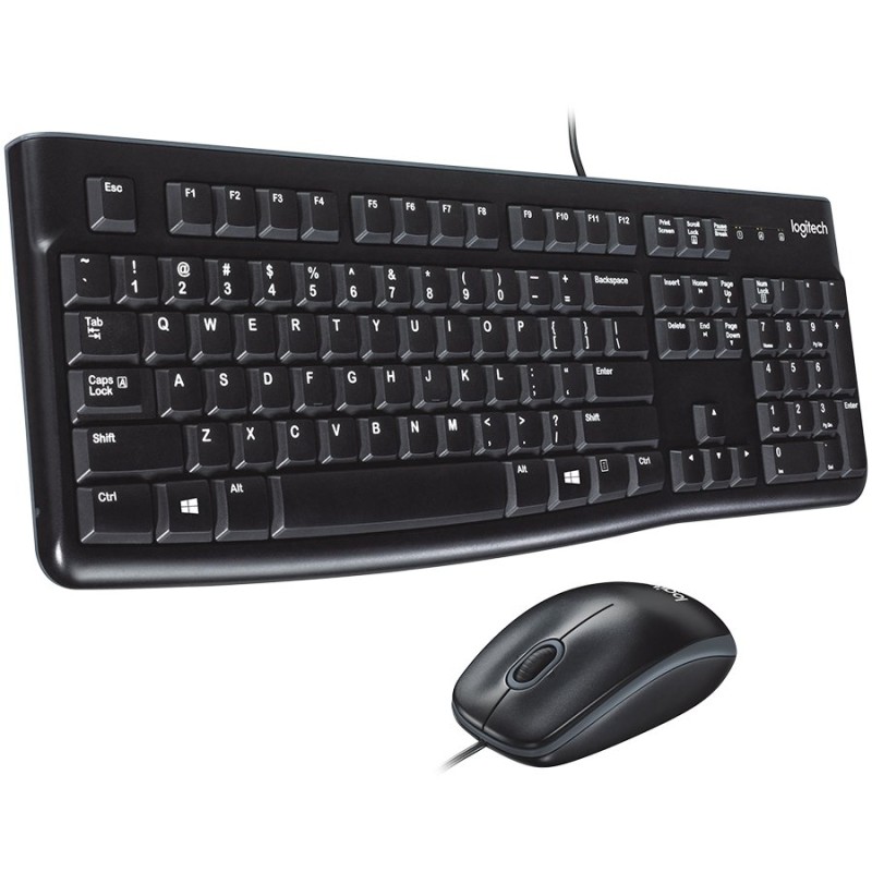 LOGITECH MK120 corded Desktop black USB - NSEA (US), "920-002562" (timbru verde 0.8 lei)