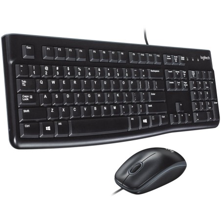 LOGITECH MK120 corded Desktop black USB - NSEA (US), "920-002562" (timbru verde 0.8 lei)