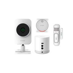Kit Smart Home: Hub mydlink DCH-G020, camera DCS-935L, senzor usa/geam DCH-Z110, sirena DCH-Z510, D-Link 45505356 "DCH-107KT"(ti