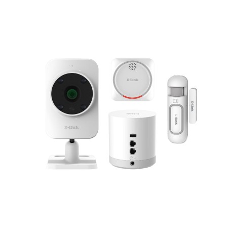 Kit Smart Home: Hub mydlink DCH-G020, camera DCS-935L, senzor usa/geam DCH-Z110, sirena DCH-Z510, D-Link 45505356 "DCH-107KT"(ti