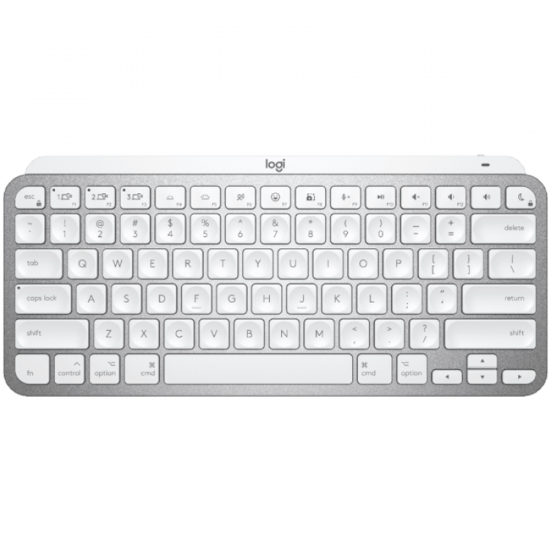 LOGITECH MX Keys Mini For Mac Minimalist Wireless Illuminated Keyboard - PALE GREY - US INTL - BT - EMEA, "920-010526" (timbru v