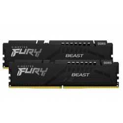 Memorie DDR Kingston FURY Beast DDR5 64 GB, frecventa 5600 Mhz, 32 GB x 2 module, radiator, "KF556C40BBK2-64"