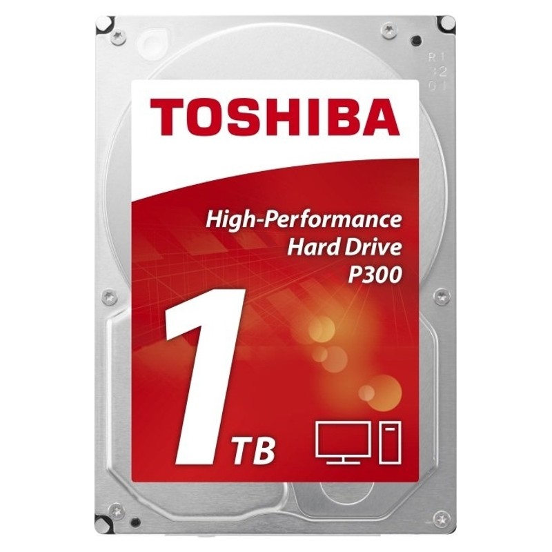 HDD TOSHIBA 1 TB, P300, 7.200 rpm, buffer 64 MB, pt. desktop PC, "HDWD110UZSVA"