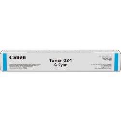 Toner Original Canon Cyan, 034C, pentru IR C1225iF|C1225, 7.3K, (timbru verde 1.2 lei) ,NOPP, "CF9453B001AA"