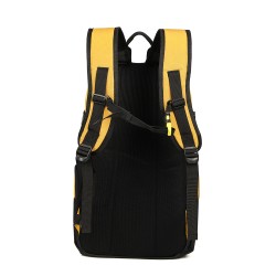 RUCSAC IGGY, 1 compartiment principal, 1 buzunar frontal, 4 buzunare laterale, nylon, 50x31x24.5cm, galben, "Adventure", 4550697