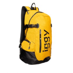 RUCSAC IGGY, 1 compartiment principal, 1 buzunar frontal, 4 buzunare laterale, nylon, 50x31x24.5cm, galben, "Adventure", 4550697