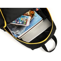 RUCSAC IGGY, 2 compartimente, 2 buzunare laterale, nylon, waterproof, 45x29x22.5cm, negru, 45506980 "Joy", "IGBP-JOY"