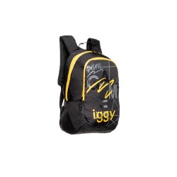 RUCSAC IGGY, 2 compartimente, 2 buzunare laterale, nylon, waterproof, 45x29x22.5cm, negru, 45506980 "Joy", "IGBP-JOY"
