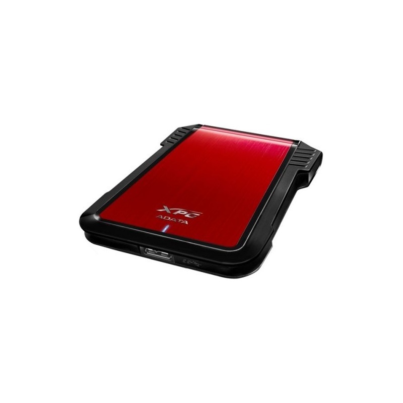 RACK extern ADATA, pt HDD/SSD, 2.5 inch, S-ATA3, interfata PC USB 3.1, plastic, negru cu rosu, "AEX500U3-CRD" (timbru verde 0.8 
