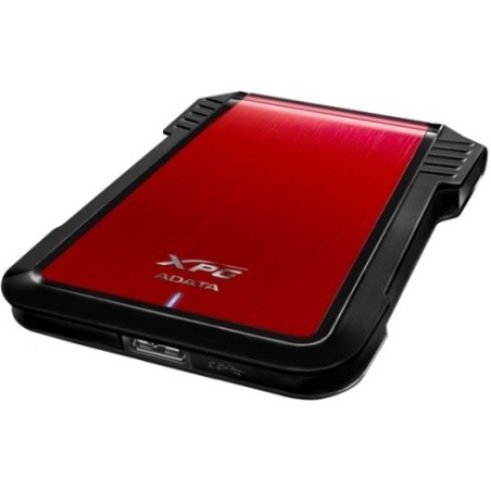 RACK extern ADATA, pt HDD/SSD, 2.5 inch, S-ATA3, interfata PC USB 3.1, plastic, negru cu rosu, "AEX500U3-CRD" (timbru verde 0.8 