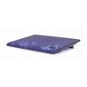STAND GEMBIRD notebook 15.6", sita metal, fan 2x15cm, LED light, black, NBS-2F15-05"