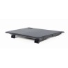 STAND GEMBIRD notebook 15.6", sita metal, fan 2x15cm, LED light, black, NBS-2F15-05"