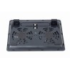 STAND GEMBIRD notebook 15.6", sita metal, fan 2x15cm, LED light, black, NBS-2F15-05"