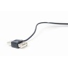 STAND GEMBIRD notebook 15.6", sita metal, fan 2x15cm, LED light, black, NBS-2F15-05"