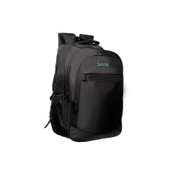 RUCSAC SPACER CHICAGO BLACK, pt. notebook de max. 17", 3 compartimente, buzunar frontal, buzunar lateral x 2,2 manere, waterproo