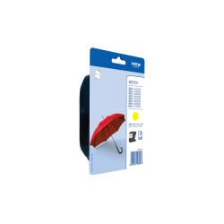 Cartus Cerneala Original Brother Yellow, LC225XLY, pentru DCP-J4120|MFC-J4420|J4620|J5320|J5620|J5720, 1.2K, (timbru verde 0.15 