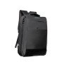 RUCSAC SPACER NEW YORK BLACK, pt. notebook de max. 17", 2 Compartiment Laptop, Compartiment Calatorie, buzunar frontal, comparti