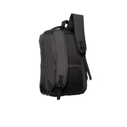 RUCSAC SPACER NEW YORK BLACK, pt. notebook de max. 17", 2 Compartiment Laptop, Compartiment Calatorie, buzunar frontal, comparti