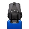 RUCSAC SPACER NEW YORK BLACK, pt. notebook de max. 17", 2 Compartiment Laptop, Compartiment Calatorie, buzunar frontal, comparti