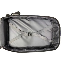 RUCSAC SPACER NEW YORK BLACK, pt. notebook de max. 17", 2 Compartiment Laptop, Compartiment Calatorie, buzunar frontal, comparti