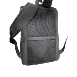 RUCSAC SPACER NEW YORK BLACK, pt. notebook de max. 17", 2 Compartiment Laptop, Compartiment Calatorie, buzunar frontal, comparti