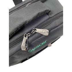 RUCSAC SPACER NEW YORK BLACK, pt. notebook de max. 17", 2 Compartiment Laptop, Compartiment Calatorie, buzunar frontal, comparti
