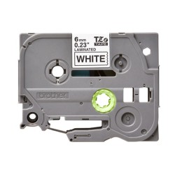 Banda Laminata Original Brother Black on White,TZE211, pentru D600|E500|E550|H500|P700|P710|P750|330|350|520|580|1400|1500|1600|