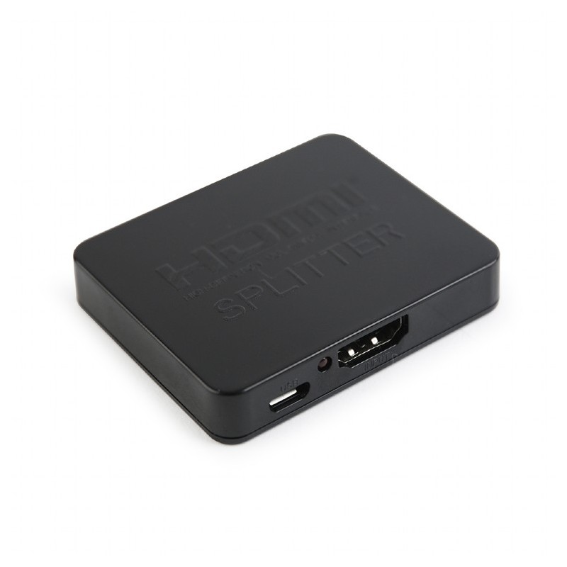 SPLITTER video GEMBIRD, split HDMI la 2 monitoare, conector 1: HDMI (M); conector 2: HDMI (M) x 2, "DSP-2PH4-03" (timbru verde 0