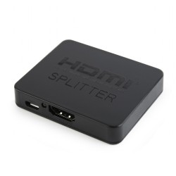 SPLITTER video GEMBIRD, split HDMI la 2 monitoare, conector 1: HDMI (M); conector 2: HDMI (M) x 2, "DSP-2PH4-03" (timbru verde 0
