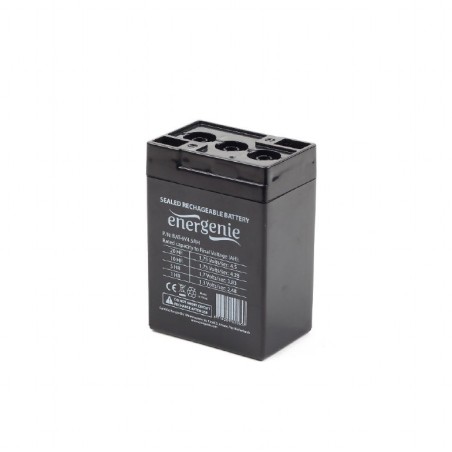 ACUMULATOR UPS GEMBIRD  6V / 4.5Ah, terminal F1(T1), dimensiuni: 70x47x101mm, inaltime+terminal: 106mm, "BAT-6V4.5AH" (timbru ve