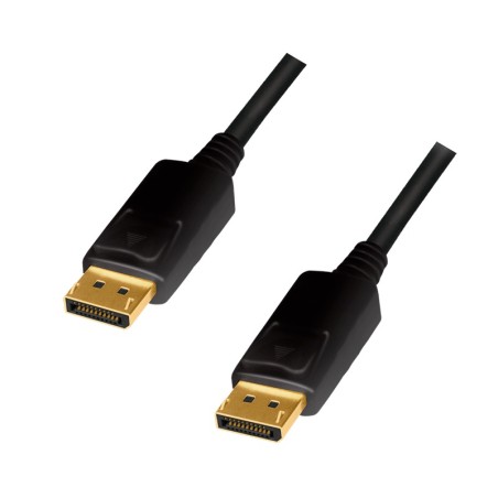 CABLU video LOGILINK, DisplayPort (T) la DisplayPort (T) 1.2, 1m, conectori auriti, rezolutie maxima 4K (3840 x 2160) la 60 Hz, 