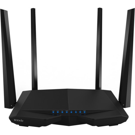 ROUTER Tenda wireless 1200Mbps, 4 porturi 10/100Mbps, 4 antene externe, Dual Band AC1200 "AC6" (timbru verde 0.8 lei)