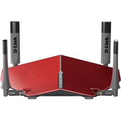ROUTER D-LINK wireless 3150Mbps, 4 porturi Gigabit, 4 antene externe, Dual Band AC3200 (1300/600Mbps), 1xUSB3.0, 1xUSB2.0, gloss