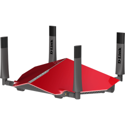 ROUTER D-LINK wireless 3150Mbps, 4 porturi Gigabit, 4 antene externe, Dual Band AC3200 (1300/600Mbps), 1xUSB3.0, 1xUSB2.0, gloss